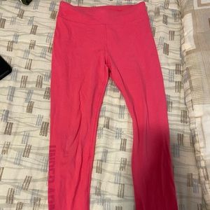 Pink Under Armour leggings YSM